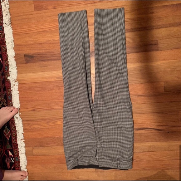Ann Taylor Houndstooth straight pant - Picture 5 of 5